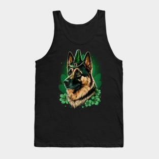 German Shepherd St. Patrick's day Tank Top